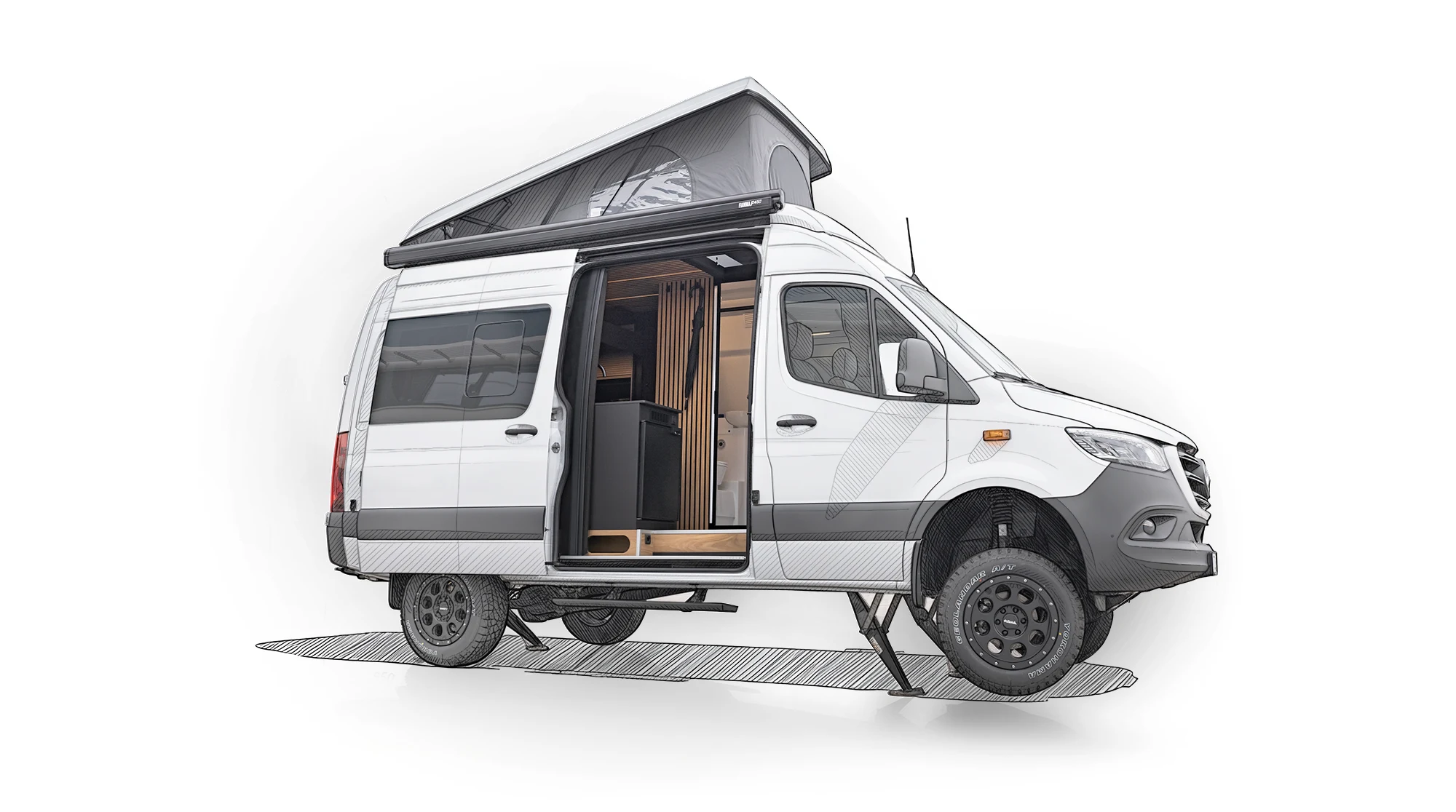 Sprinter L2H2 - s motorkou na cesty