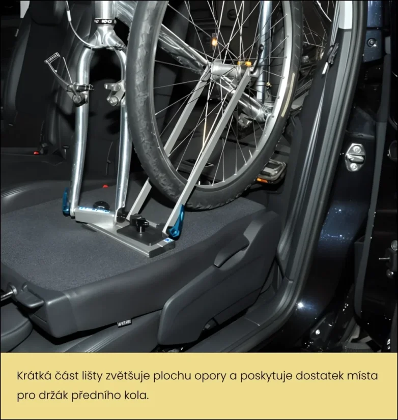 RF lišta pro upevňovací body P2, P3, 30cm (S29)