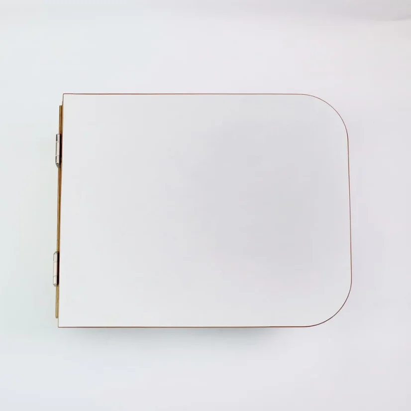 Separační pilinový záchod Trelino Timber M/L - Varianta: L, Barva: Bílá, Barva mísy: Antracit