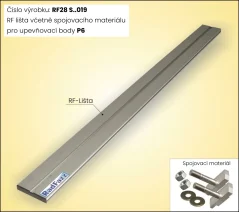 RF lišta pro upevňovací body P6, 130cm (S27)