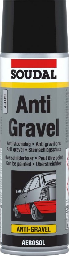 Ochrana podvozku Antigravel, 500ml / 1kg - Balení: GUN UBS 1kg, Barva: Černá