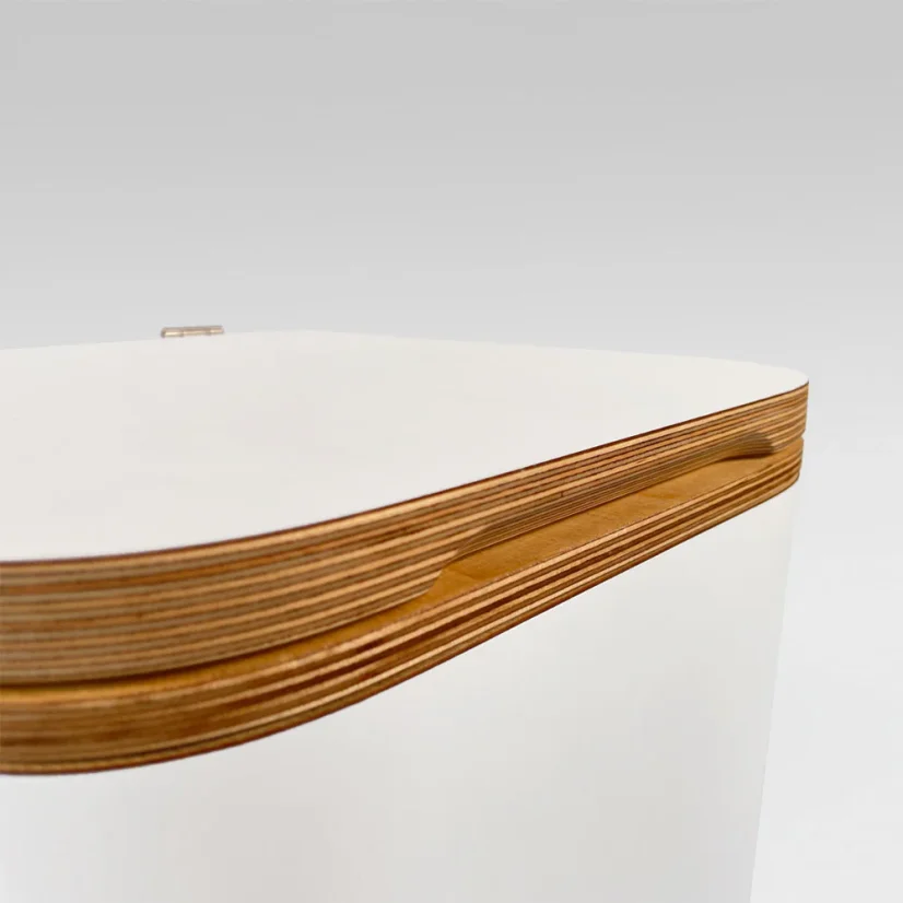 Separační pilinový záchod Trelino Timber M/L - Varianta: L, Barva: Bílá, Barva mísy: Antracit