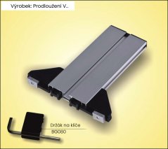 Prodloužení RF lišty, 17 cm
