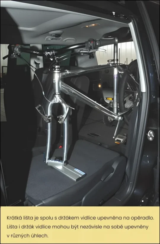 RF lišta pro upevňovací body P2, P3, 30cm (S29)