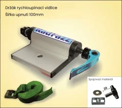 Držák rychloupínací vidlice, šířka upnutí 100 mm