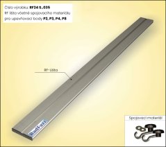 RF lišta pro upevňovací body P2, 100cm (S58)
