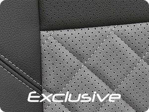 Exclusive – Špičkový design se stylovým prošitím